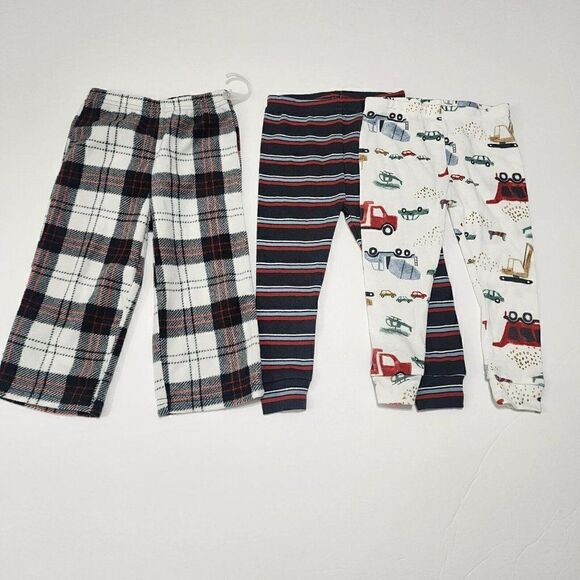 5 Pc Toddler Boy 18 Mths Sleep Pajamas, Pullover Top - Picture 4 of 10